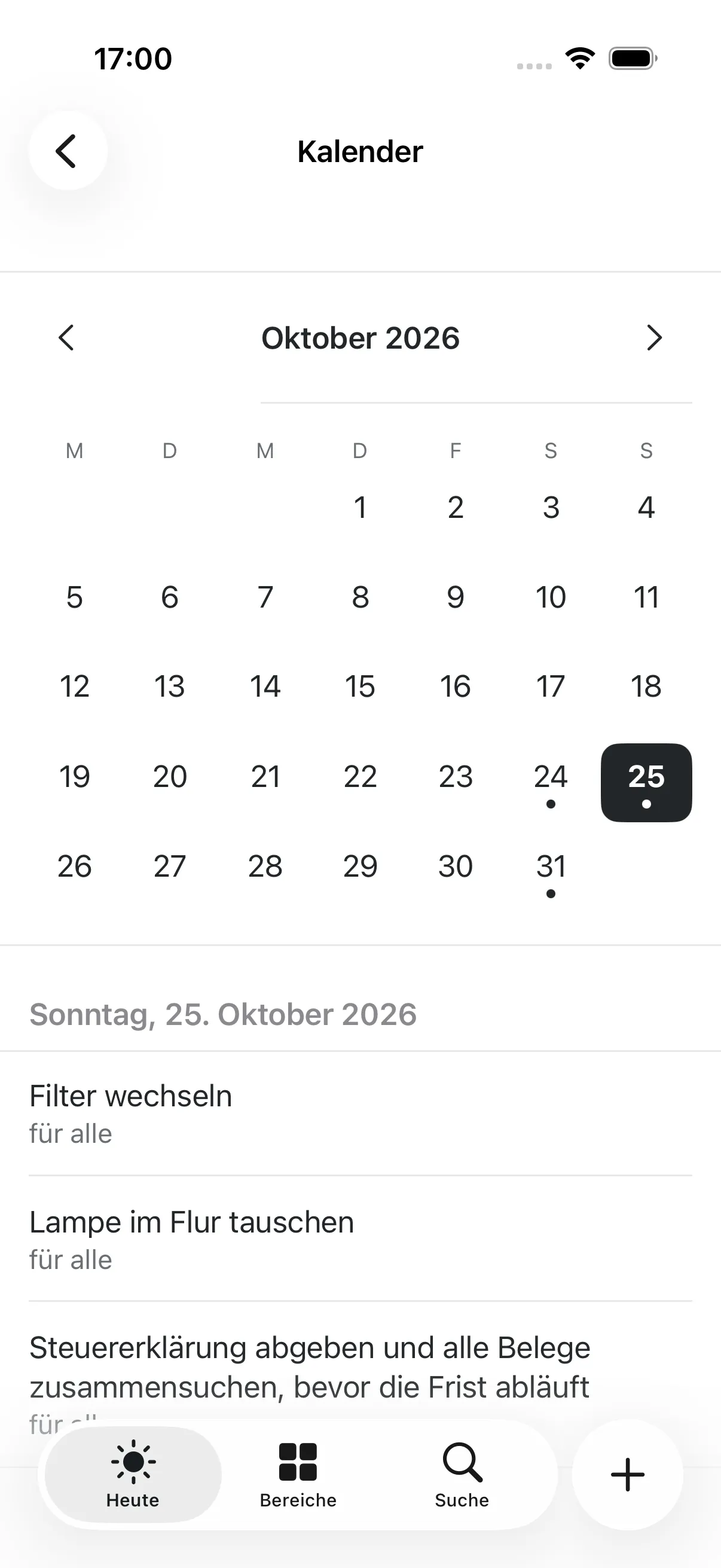 Dates, time spans, repeating